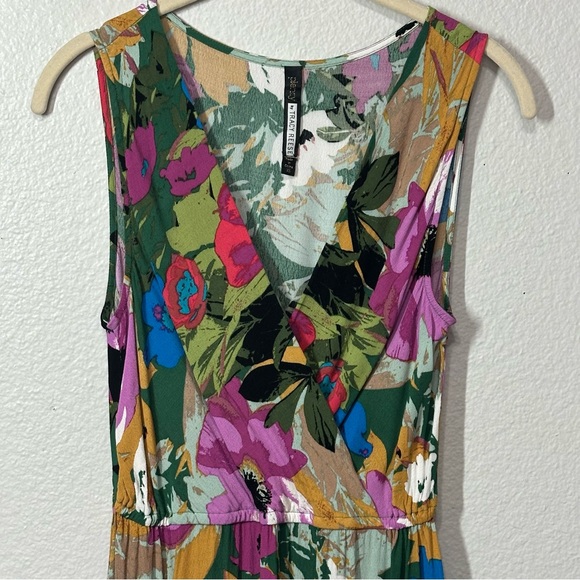 Anthropologie Plenty By Tracy Reese Daphne Dress Women's XS Floral‎ Faux Wrap - Picture 3 of 8